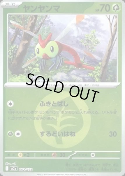 画像1: ヤンヤンマ【レアリティなし】【草】【エネルギーマークミラー】 (1)