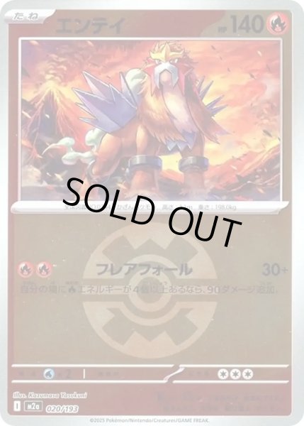 画像1: エンテイ【レアリティなし】【炎】【ボールミラー】 (1)