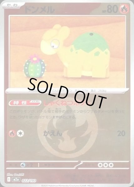 画像1: ドンメル【レアリティなし】【炎】【エネルギーマークミラー】 (1)