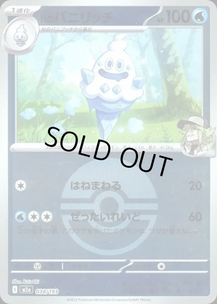 画像1: Nのバニリッチ【レアリティなし】【水】【ボールミラー】 (1)