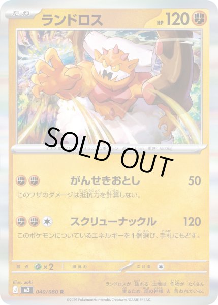 画像1: ランドロス【R】【闘】 (1)