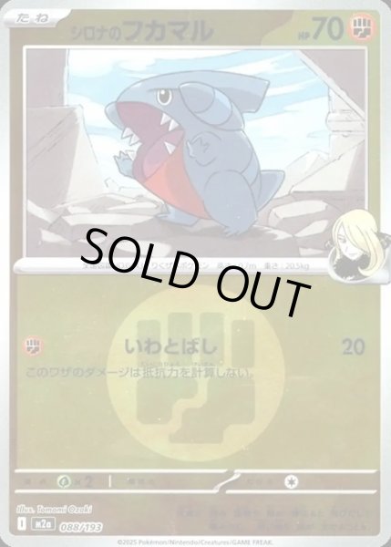 画像1: シロナのフカマル【レアリティなし】【闘】【エネルギーマークミラー】 (1)