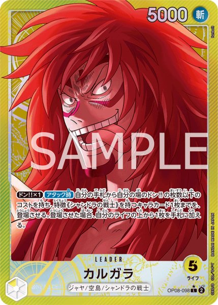 画像1: カルガラ【L】【リーダーパラレル】【黄】 (1)
