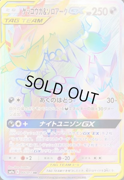 画像1: ゲッコウガ&ゾロアークGX【HR】【悪】 (1)
