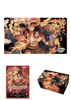 ワンピース　ブラロcs プレイマット 2次受注】ブラロCS オリジナルプレイマット 第一弾 GREEN ver
