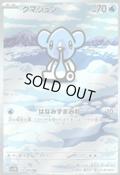 画像1: クマシュン【AR】【水】 (1)